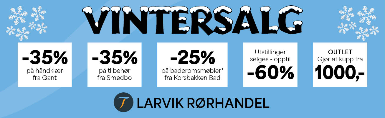 Vintersalg hos Larvik Rørhandel